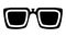 rap glasses frame glyph icon animation