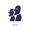 rapa nui icon on white background. Simple element illustration from buildings concept