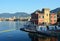 Rapallo seaside resorts and harbour. Rapallo area is included in the Parco Naturale Regionale di Portofino, Liguria, Italy