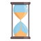 Rapid sand clock icon cartoon vector. Design image