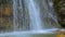 Rapid Streams Of Waterfall Dzhur Dzhur Falling Into Lake