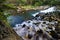 Rapids at the `God`s Pond` Cheonjiyeon, Jeju-do