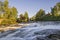 Rapids in the Ljusnan river