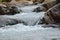 The rapids over the rocks with in the Ocoee River