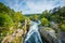 Rapids in the Potomac River at Great Falls, seen from Olmsted Is