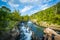 Rapids in the Potomac River at Great Falls, seen from Olmsted Is