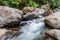 Rapids of Rio Hornito river in Pana