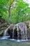 Rapids and waterfalls on the river East Ulu-Uzen in the gorge ha