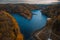 Rappbodetalsperre and Rappbode River in Harz Mountains National Park, Germany