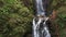 Rappelling waterfall in Costa Rica