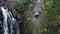 Rappelling waterfall in Costa Rica