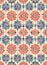 Rapport seamless of Mandalas shapes and abstract flowers for wallpaper. Generative AI