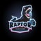 Raptor emblem logo design