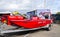 Raptor Phoenix ALU 190 F rescue boat displayed Progressive Norwalk Boat Show