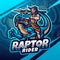 Raptor rider esport mascot logo design