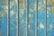 Rare, antique, cracked blue wood surface as texture. Ideal for backgrounds.