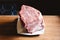 Rare authentic A5 Grade Japanese Wagyu beef Filet Mignon with high-marbled texture. Boneless and juicy for making Shabu and sushi