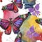 Rare butterflies wild insect in a watercolor style. Seamless background pattern. Fabric wallpaper print texture.