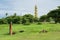 Rare cast iron lighthouse built in 1879 next to San Felipe Fort in Puerto Plata, Dominican Republic.