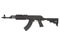 Rare first model AK - 47 assault rifle with modern tactical accessories