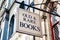 Rare old books shop sign