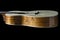 Rare and prized Flamed Hawaii Koa wood on sides of an Acoustic Guitar