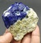 Rare royal Blue Lazurite Mineral Specimen from badakhshan AFghanistan