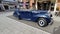 Rare Vintage 1950 Blue Bentley Mark VI Convertible owned by Historic Maids Head Hotel, Tombland, Norwich, Norfolk, England.