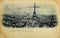 Rare vintage postcard with view on Eiffel Tower from Trocadero in Paris, France