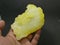 Rare Yellow Brucite Crystal Mineral Specimen from Baluchistan Pakistan