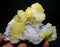 Rare yellow and White Brucite Mineral specimen from Baluchistan pakistan