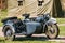 Rarity Three-Wheeled Motorcycle With Sidecar Of German Forces Of