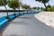 Ras al Khaimah, United Arab Emirates Corniche exercise path for running and walking, healthy activity concepts