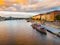 Rasin Embankment at Vltava River in Prague