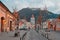 Rasnov, Romania. Brasov, culture, late autumn