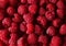 Raspberries background, close up, red
