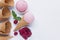 Raspberries ice cream cones table. High quality and resolution beautiful photo concept