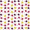 Raspberries seamless pattern. Vector illustration.