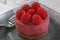 Raspberry cheesecake