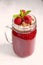 Raspberry chia seed pudding