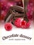 Raspberry chocolate dessert. Package for dessert