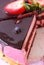 Raspberry Creme Chocolate Cake