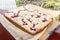 Raspberry curd pie recipe step by step. Ready-baked raspberry pie