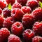 Raspberry fresh raw organic fruit
