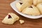 Raspberry hamantaschen cookies