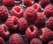 raspberry healthy and fresh, macro full frame backdrop, design elements