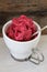 Raspberry icecream