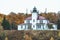 Raspberry Island Lighthouse in Wisconsin, on Lake Superior in Apostle Islands National Lakeshore