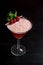 Raspberry martini cosmopolitan cocktail drink