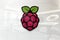 Raspberry pi on iphone realistic texture
